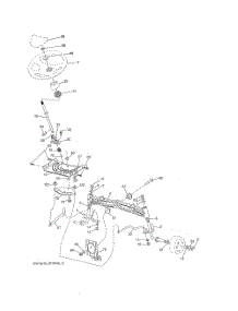 Steering parts for Poulan Riding Mower Tractor 96042017300 from AppliancePartsPros.com