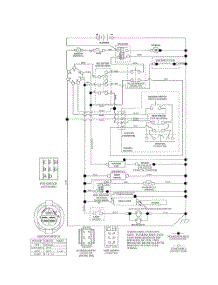 Schematic Diagram parts for Poulan Riding Mower Tractor 96042017300 from AppliancePartsPros.com