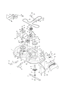 Mower Deck parts for Poulan Riding Mower Tractor 96042018300 from AppliancePartsPros.com