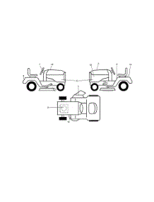 Decals parts for Poulan Riding Mower Tractor 96042018300 from AppliancePartsPros.com