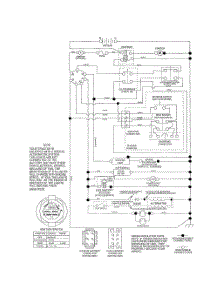 Schematic Diagram parts for Poulan Riding Mower Tractor 96042018300 from AppliancePartsPros.com