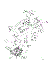 Drive parts for Poulan Riding Mower Tractor 96042019400 from AppliancePartsPros.com