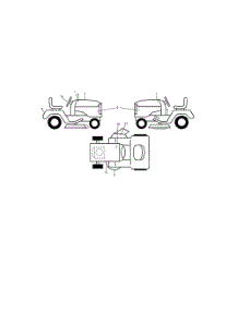 Decals parts for Poulan Riding Mower Tractor 96042019400 from AppliancePartsPros.com