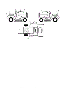 Decals parts for Poulan Riding Mower Tractor 96046000800 from AppliancePartsPros.com