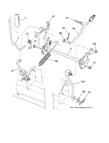 Mower Lift parts for Poulan Riding Mower Tractor 96046000800 from AppliancePartsPros.com