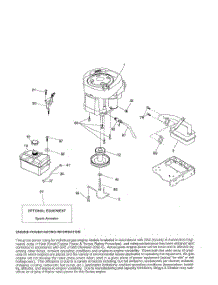 Engine parts for Poulan Riding Mower Tractor 96046000800 from AppliancePartsPros.com
