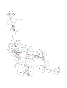 Steering parts for Poulan Riding Mower Tractor 96046000800 from AppliancePartsPros.com