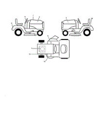 Decals parts for Poulan Riding Mower Tractor 96046000800 from AppliancePartsPros.com