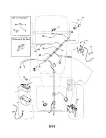 Electrical parts for Poulan Riding Mower Tractor 96046001400 from AppliancePartsPros.com