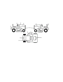 Decals parts for Poulan Riding Mower Tractor 96046001400 from AppliancePartsPros.com