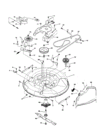 Mower Deck parts for Poulan Riding Mower Tractor 96046001400 from AppliancePartsPros.com