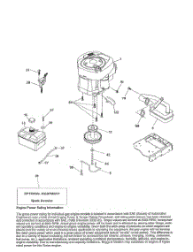 Engine parts for Poulan Riding Mower Tractor 96046002200 from AppliancePartsPros.com