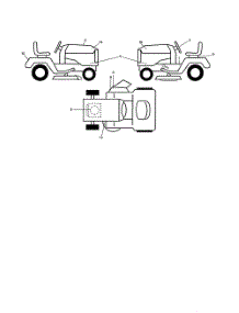 Decals parts for Poulan Riding Mower Tractor 96046002200 from AppliancePartsPros.com