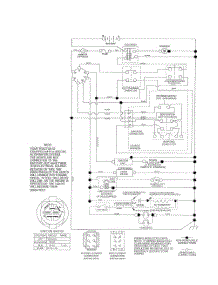 Schematic Diagram parts for Poulan Riding Mower Tractor 96046002200 from AppliancePartsPros.com
