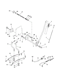 Mower Lift parts for Poulan Riding Mower Tractor 96061022200 from AppliancePartsPros.com