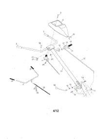 Handle parts for Poulan Tiller 96092000900 from AppliancePartsPros.com