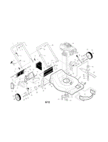 Engine  /  Housing  /  Handle parts for Poulan Walk Behind Lawn Mower 96142010200 from AppliancePartsPros.com