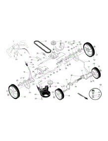 Gear Case  /  Drive Control  /  Wheels parts for Poulan Walk Behind Lawn Mower 96149000600 from AppliancePartsPros.com