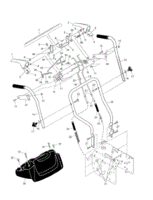Handles parts for Poulan Snow Removal Equipment 96192000100 from AppliancePartsPros.com