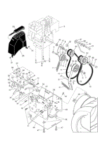 Chassis  /  Engine  /  Pulleys parts for Poulan Snow Removal Equipment 96192000100 from AppliancePartsPros.com