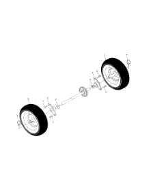 Wheels parts for Poulan Snow Removal Equipment 96192000100 from AppliancePartsPros.com
