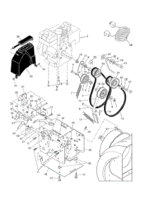 Chassis  /  Engine  /  Pulleys parts for Poulan Snow Removal Equipment 96192000300 from AppliancePartsPros.com