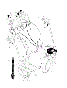 Control Panel  /  Discharge Chute parts for Poulan Snow Removal Equipment 96192000400 from AppliancePartsPros.com