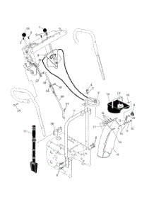 Control Panel  /  Discharge Chute parts for Poulan Snow Removal Equipment 96192000500 from AppliancePartsPros.com