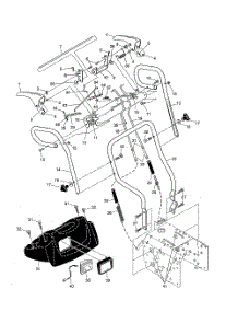 Handles parts for Poulan Snow Removal Equipment 96192000700 from AppliancePartsPros.com