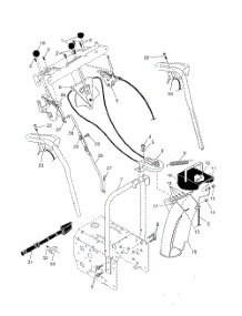 Control Panel  /  Discharge Chute parts for Poulan Snow Removal Equipment 96192001900 from AppliancePartsPros.com