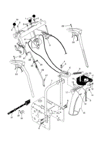Control Panel  /  Discharge Chute parts for Poulan Snow Removal Equipment 96192001902 from AppliancePartsPros.com