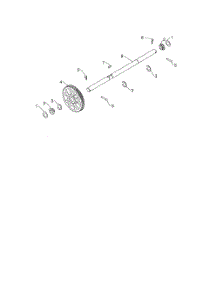 Axle Shaft parts for Poulan Snow Removal Equipment 96192006701 from AppliancePartsPros.com