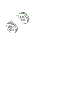 Wheels parts for Poulan Snow Removal Equipment 96192006701 from AppliancePartsPros.com