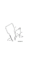 Lower Handle parts for Poulan Snow Removal Equipment 96192006702 from AppliancePartsPros.com