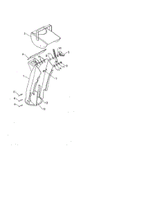 Chute  /  Deflector parts for Poulan Snow Removal Equipment 96192008700 from AppliancePartsPros.com