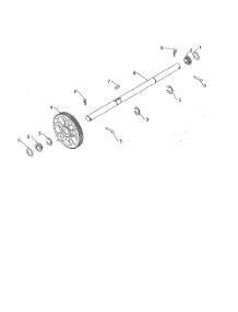Axle Shaft parts for Poulan Snow Removal Equipment 96192009000 from AppliancePartsPros.com