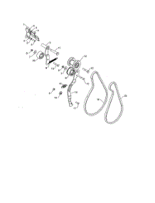 Pulleys  /  Belts parts for Poulan Snow Removal Equipment 96192009000 from AppliancePartsPros.com
