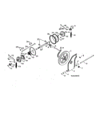 Drive parts for Poulan Snow Removal Equipment 96192009101 from AppliancePartsPros.com