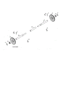 Axle Shaft  /  Gear parts for Poulan Snow Removal Equipment 96192009101 from AppliancePartsPros.com
