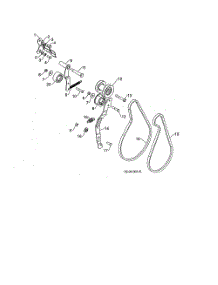 Pulleys  /  Belts  /  Arm Idler parts for Poulan Snow Removal Equipment 96192009101 from AppliancePartsPros.com