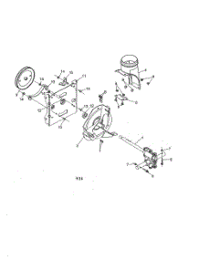 Impeller Assembly & Gearbox parts for Poulan Snow Removal Equipment 96192009900 from AppliancePartsPros.com