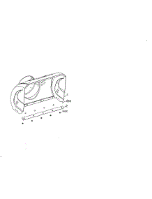 Auger Housing parts for Poulan Snow Removal Equipment 96192009900 from AppliancePartsPros.com