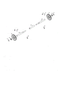 Axle parts for Poulan Snow Removal Equipment 96192009900 from AppliancePartsPros.com