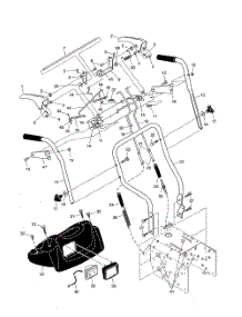 Handles parts for Poulan Snow Removal Equipment 961970004 from AppliancePartsPros.com