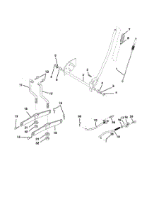 Mower Lift parts for Poulan Riding Mower Tractor BB18542LT from AppliancePartsPros.com