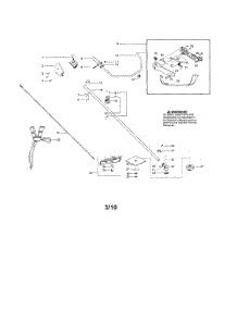 Drive Shaft  /  Throttle Housing parts for Poulan Grass Line Trimmer BC2126 from AppliancePartsPros.com