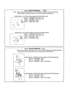 Service Reference parts for Poulan Grass Line Trimmer BC2128 from AppliancePartsPros.com
