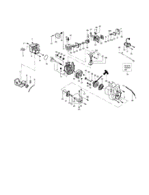 Cylinder  /  Crankshaft  /  Crankcase parts for Poulan Grass Line Trimmer BC2400P (RECON) from AppliancePartsPros.com