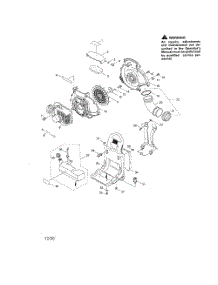 Fan Housing  /  Fuel Tank  /  Cover parts for Poulan Leaf Blower BP400 from AppliancePartsPros.com