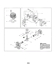 Cylinder  /  Muffler  /  Crankshaft parts for Poulan Leaf Blower BP402LE from AppliancePartsPros.com